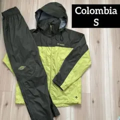 コロンビア レインウェア S アウトドア キャンプ 登山 ナイロンジャケット 雨