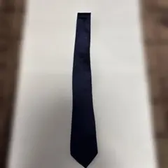 ネイビー ドット柄 シルクネクタイ