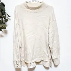 palm RICHE【M】アイボリーニット セーター アクリル オーバーサイズ