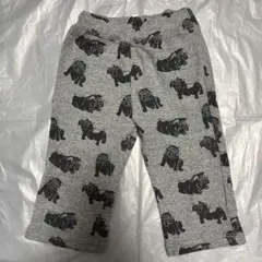 エフオーキッズ　犬プリント ハーフパンツ 130サイズ