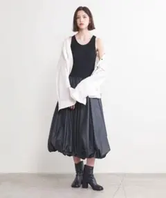 AEWEN MATOPH ニット コンビ バルーンワンピースのサムネイル