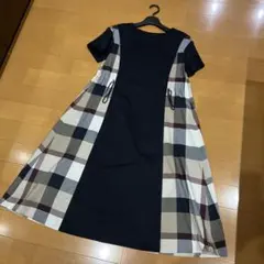 BLUE LABEL CRESTBRIDGE 美人百花コラボワンピース 36 - メルカリ