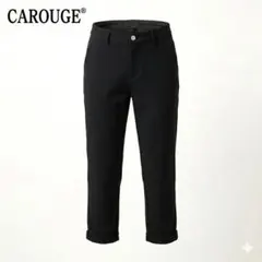 新品✨CAROUGE EXCELLENT ストレッチ クロップドパンツ 黒 M