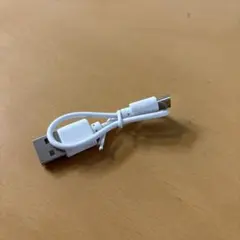 Ctype USB A - Micro USB 充電ケーブル ホワイト