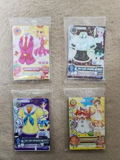 アイカツ セブンイレブンコラボカード4枚いちごユリカおとめあおい