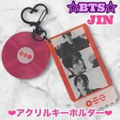 ❣️現品限り❣️BTS JIN チケット型、LP型 アクリルキーホルダー ジン