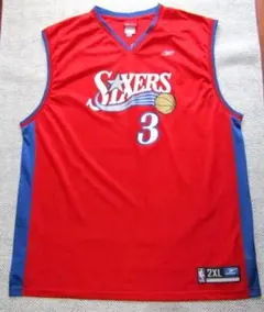 【美品】　NBA アレン・アイバーソン 76ers　シクサーズ ユニフォームのサムネイル