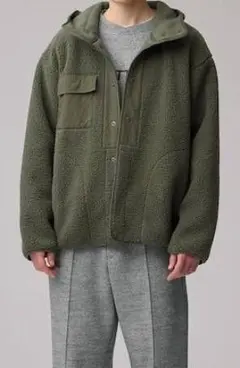 最終価格　新品　GU エンジニアドガーメンツ　ボアフリーススナップパーカ　S