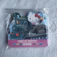キティ メモ ダイカット 坊ちゃん列車 メモパッド 温泉 汽車 レア