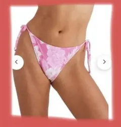 【新品未使用•タグ付き】Roxy フローラルタイサイドビキニボトムのサムネイル