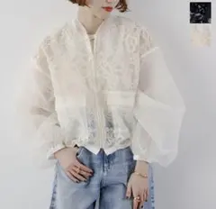 【未使用タグ付き】Re.Verofonna チュールすブルゾン ヴェロフォンナのサムネイル