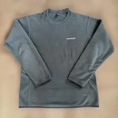 モンベル クリマプラス100 ライトスウェット グリーンカーキM