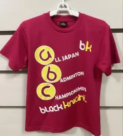 black kniaht バドミントン シャツ