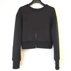 BEAUTY&YOUTH UA / クロップドスウェット 黒 リバーシブル