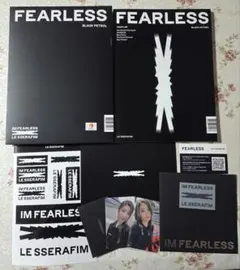 LE SSERAFIM FEARLESS BLACK PETROL　トレカ付き