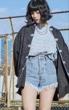 jouetie チャイナルーズシャツ