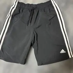 adidas 黒 ハーフパンツ 160 レディースS 膝上