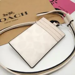 新作　新品　IDパスケース　定期入れ　シグネチャー キャンバス　メンズ