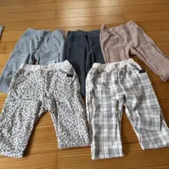 パンツ5点セット 裏起毛　130cm まとめ売り