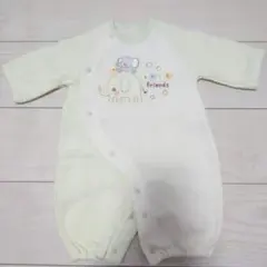 西松屋 2wayオール ロンパース パイル生地 ゾウ