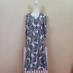 新品タグ付き とても素敵なペイズリー ロングワンピース