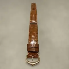 【極美品】カルティエ タンクルイSM アリゲーターベルトブラウン 金無垢尾錠付き 極美品】カルティエ タンクルイSM アリゲーターベルトブラウン 金無垢