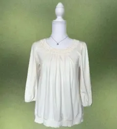 フェアリーグランジ　森ガール　クリームホワイト　チュニック　Mサイズ