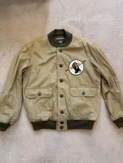 RRL ダブルアールエル ワッペン ミリタリージャケット M カーキのサムネイル