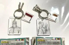 ヒロアカ クリアベースキーホルダー　ホークス　エンデヴァー　セット