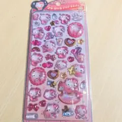 ハローキティ サンリオ うるちゅるポップシール キティ ぷっくり シール