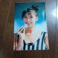 当時物】川越美和ブロマイド生写真2枚セット/昭和レトロ90年代アイドル