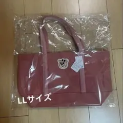 【新品未使用】ラブラリーバイフェイラーオールドテディワッペントートピンク大LL