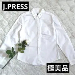 J.PRESS ホワイト 【極美品】オックスフォードシャツ綿100%Lサイズのサムネイル