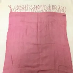 アニエスベー　ピンク フリンジ ストールのサムネイル