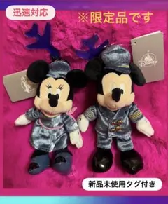 羽田空港限定 ミッキーミニーぬいぐるみキーチェーン トートバック