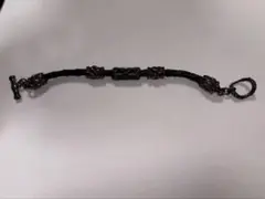 レザー編み込みブレスレット