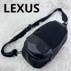 【美品】LEXUS レクサス ボディバッグ パンチングレザー ブラック 2026年最新】LEXUS メンズ ボディバッグ・ウエストポーチの人気