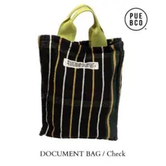 【値下げ】PUEBCO チェックバッグ