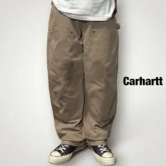 デッドストックUSA製Carhartt B04ダブルニー ペインターパンツNAT デッドストックUSA製Carhartt B04ダブルニー ペインターパンツNAT