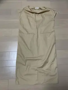 KOEベージュ ノースリーブ ロングワンピース