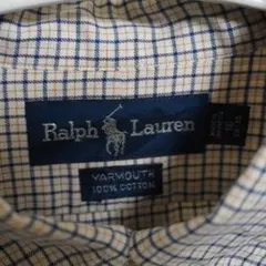 旧ロゴ 90s ラルフローレン シャツ YARMOUTH RalphLauren