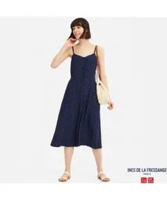 ユニクロ INES DE LA FRESSANGE ジョーゼットキャミワンピ