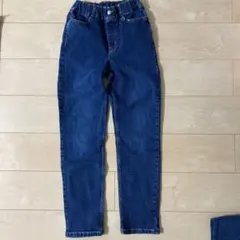 【即購入可能】GUデニムスリムフィットパンツ　裏起毛なし