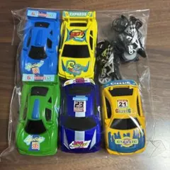 ミニカー、バイクのおもちゃ　セット