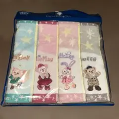 ダッフィーとフレンズ ミニタオル4枚セット