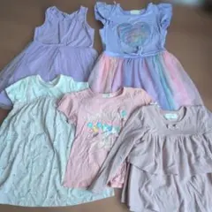 キッズ服セット（ワンピース・トップス）のサムネイル
