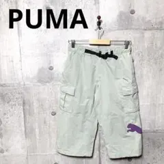 PUMA プーマ メンズ ウーブン3/4 ストレッチナイロンパンツ M ベージュ