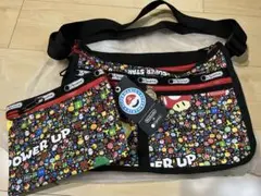 新品　レスポートサック　任天堂　スーパーマリオ　ショルダーバッグ　ポーチ付き