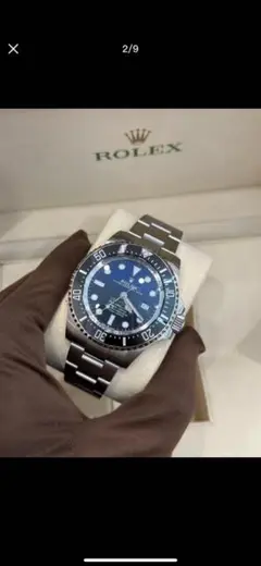 ROLEX 自動巻きダイバーズウォッチ ブルー