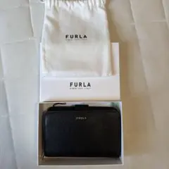 FURLA ブラック 二つ折り財布
